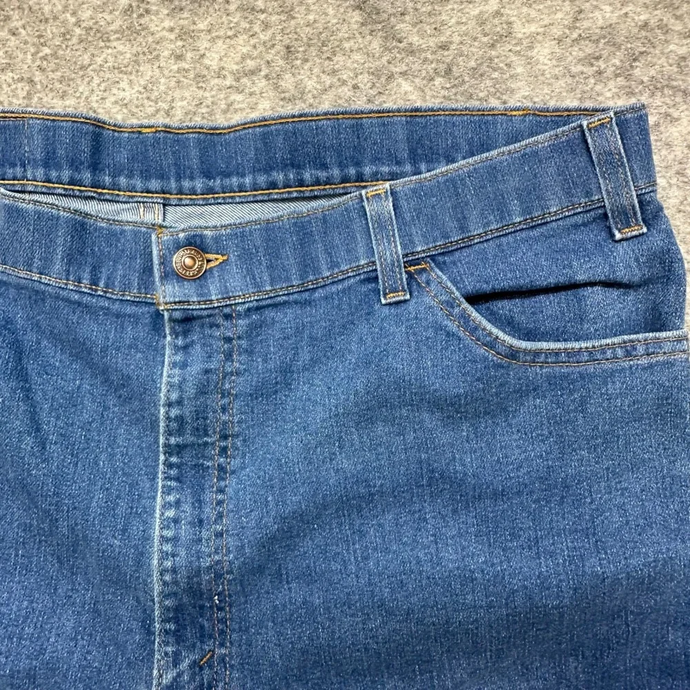 Vintage Levis Action Jeans Mens 42x30 Orange Tab Made in USA 90s Blue 4156B